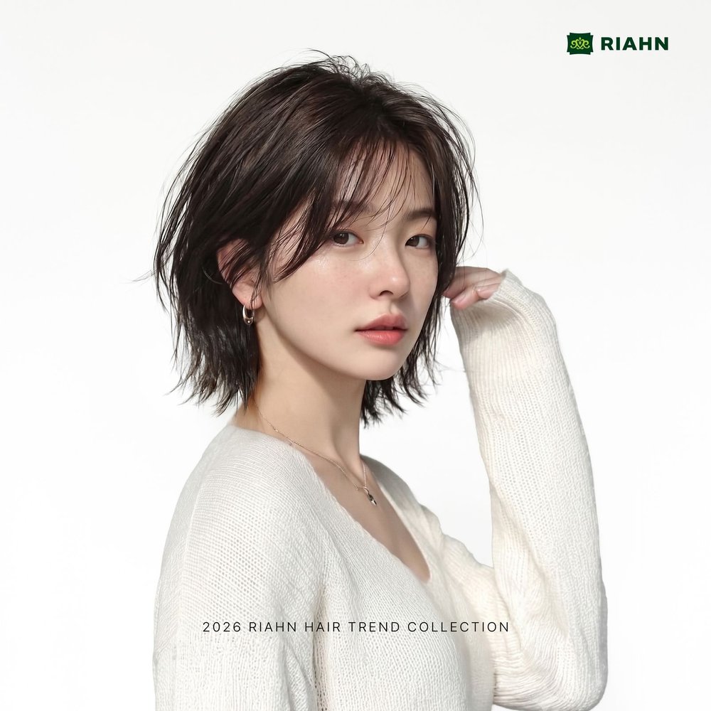 리안헤어 발산점 발산역 미용실 브라운 염색 스타일