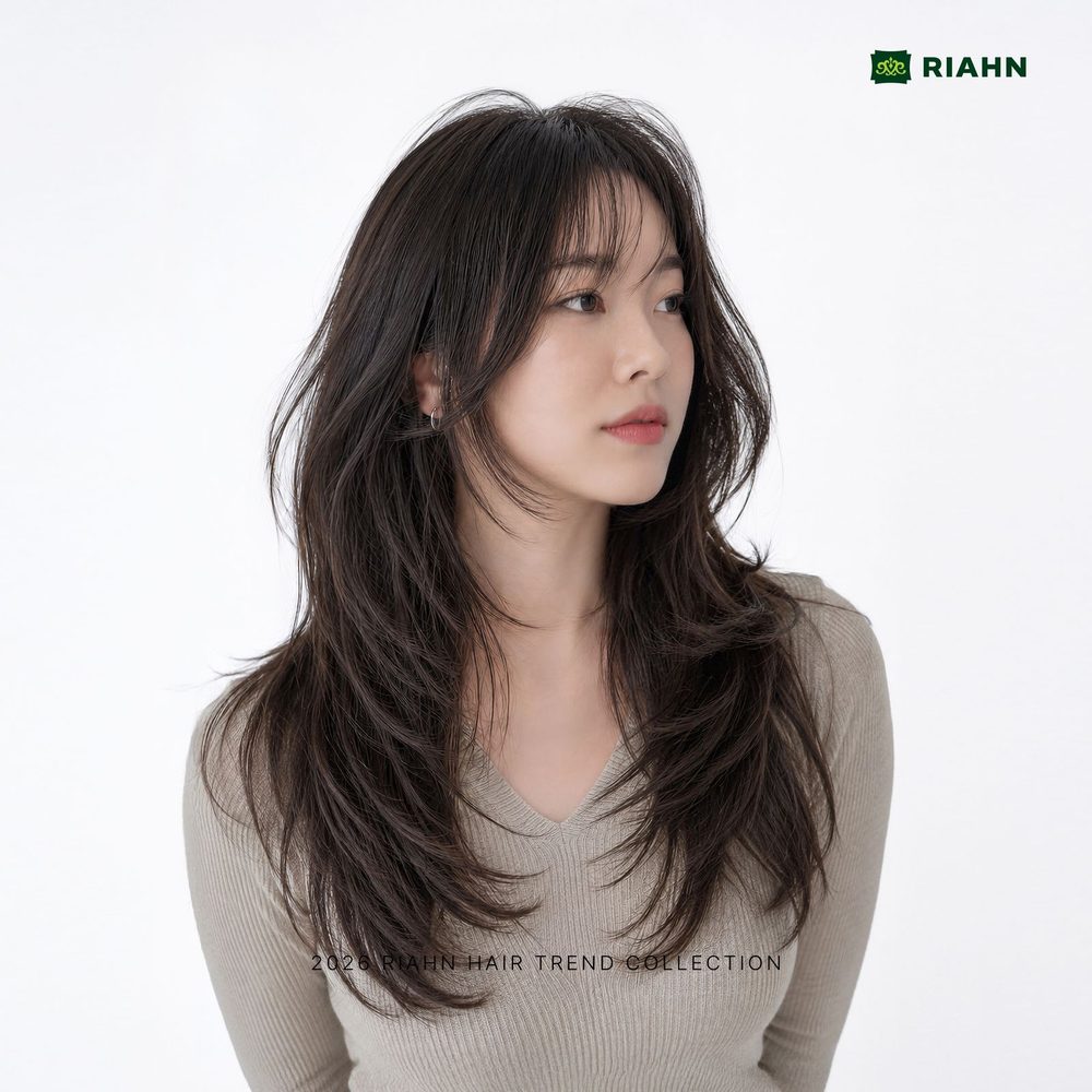 Long perm style (Perm) at RIAHN Hair Balsan, Balsan Station, Gangseo-gu, Seoul