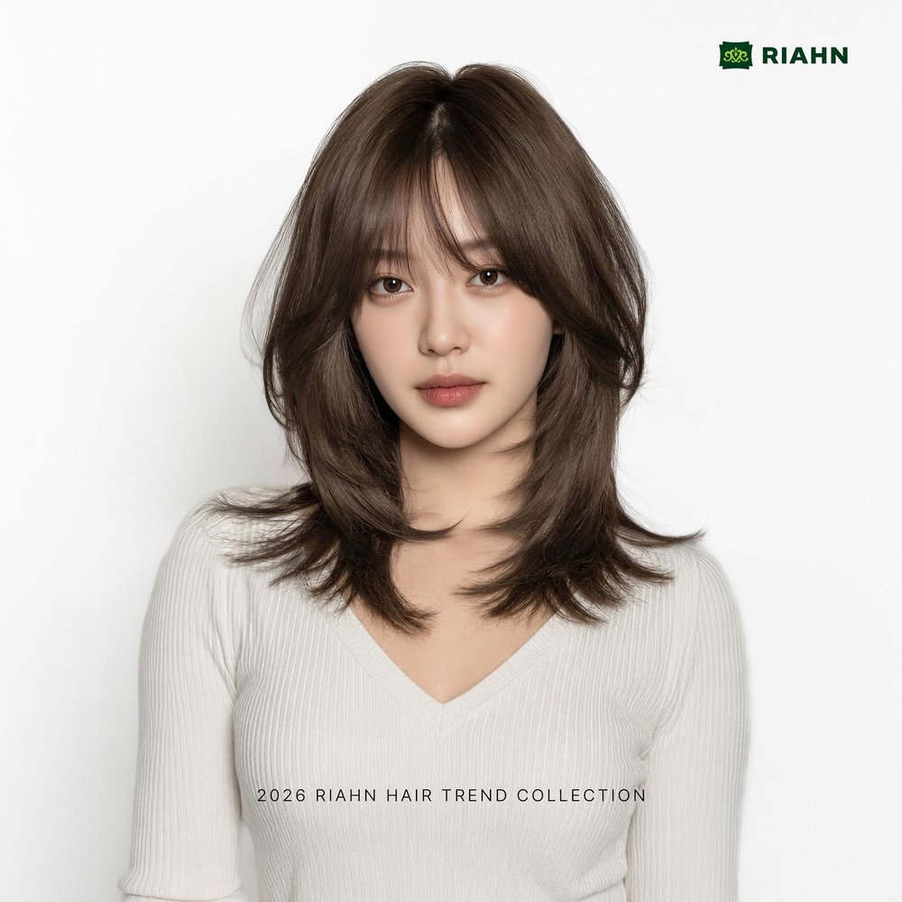Layered cut style (Cut) at RIAHN Hair Balsan, Balsan Station, Gangseo-gu, Seoul